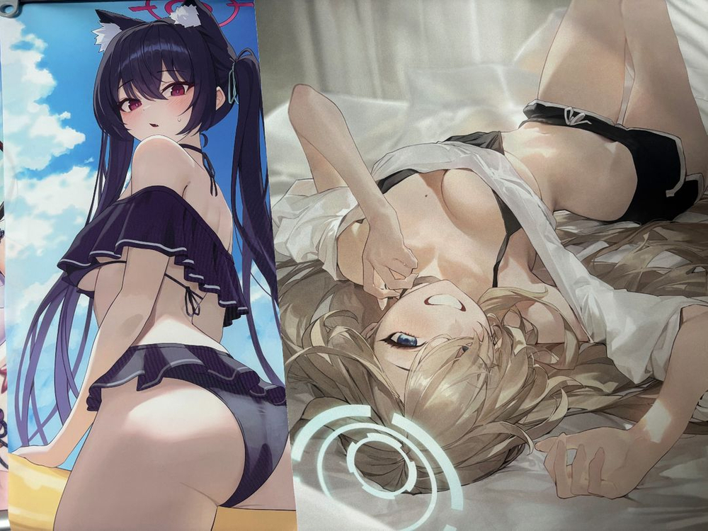 블루아카이브 족자봉 이미지