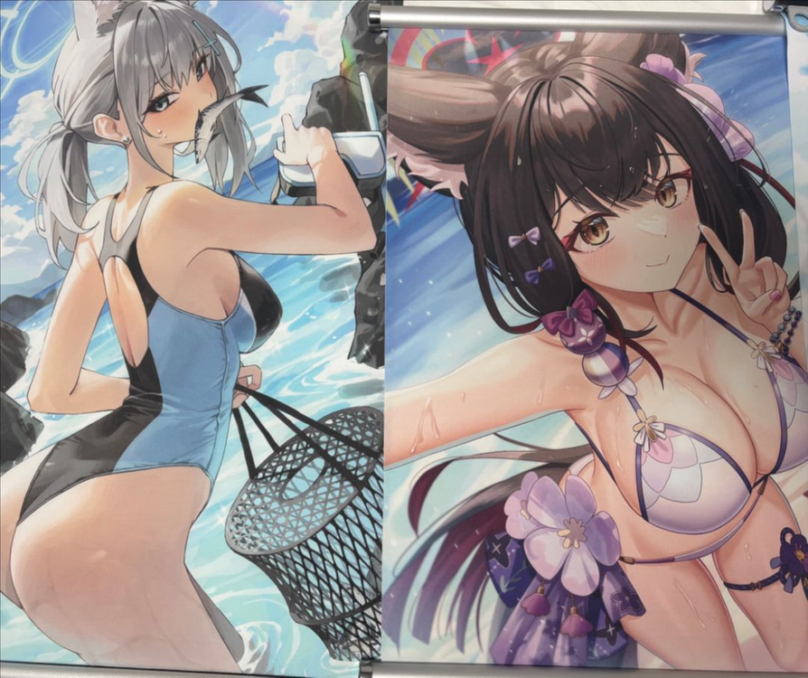 블루아카이브 족자봉 이미지