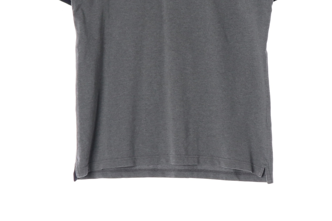 라코스테 그레이 스몰로고 슬림핏 반팔 카라티 폴로 티셔츠 M--3