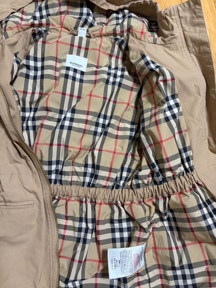 버버리키즈 트렌치 코트--2