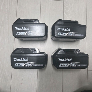 마끼다 정품 배터리 5.0 6.0 BL1850B BL1860B