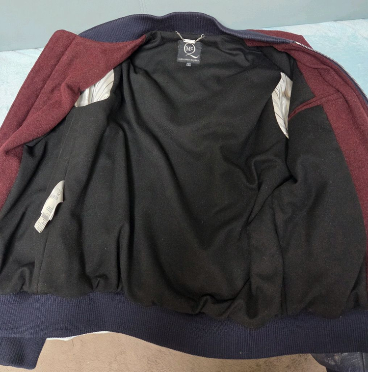 맥퀸 바시티 레더자켓--2