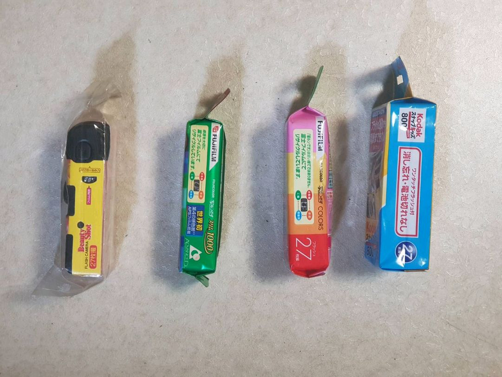 코닥, 후지, 신품 일회용 카메라, ISO 800, 400, 35mm, 135필름, 27판,---2개--3