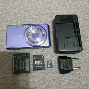파나소닉 루믹스 DMC-FX80 보라색 디카