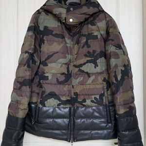 발렌티노 카모플라쥬 후드 패딩자켓