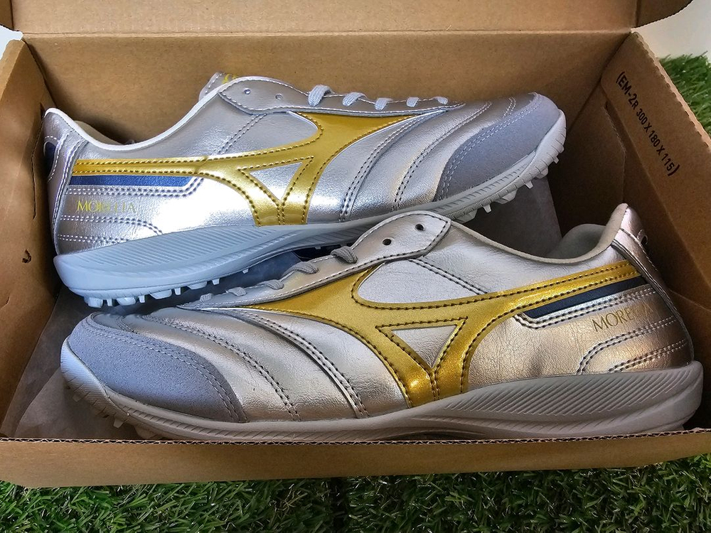 [타임세일]미즈노 모렐리아 살라 프로 TF Platinum Silver팩--1