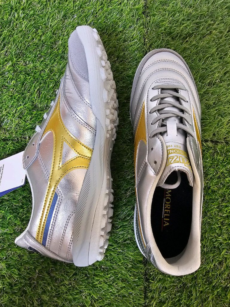 [타임세일]미즈노 모렐리아 살라 프로 TF Platinum Silver팩--5