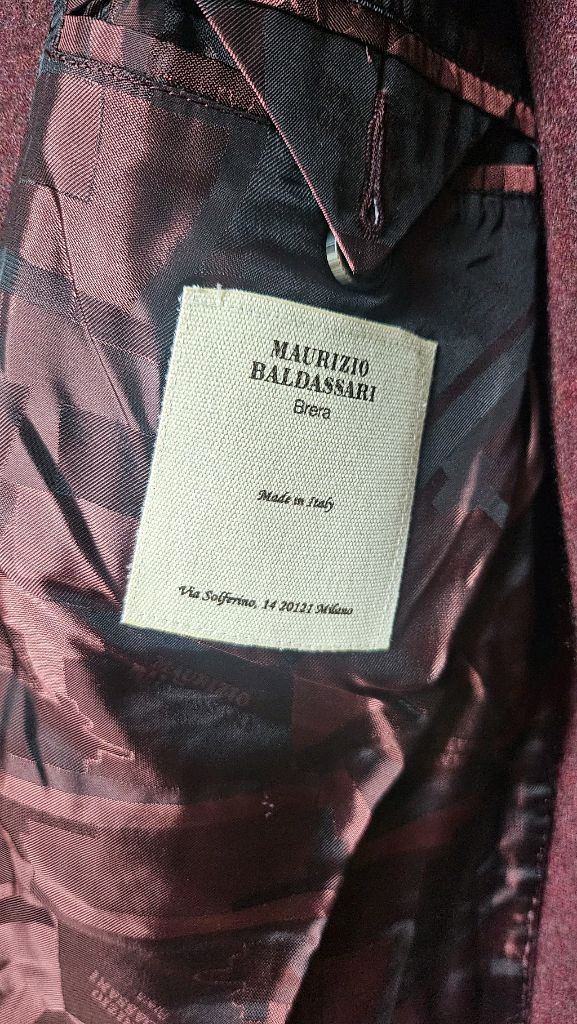 밀라노의 우아함을 입다, 마우리찌오 발다사리 캐시미어 100% 자켓 (105)--4