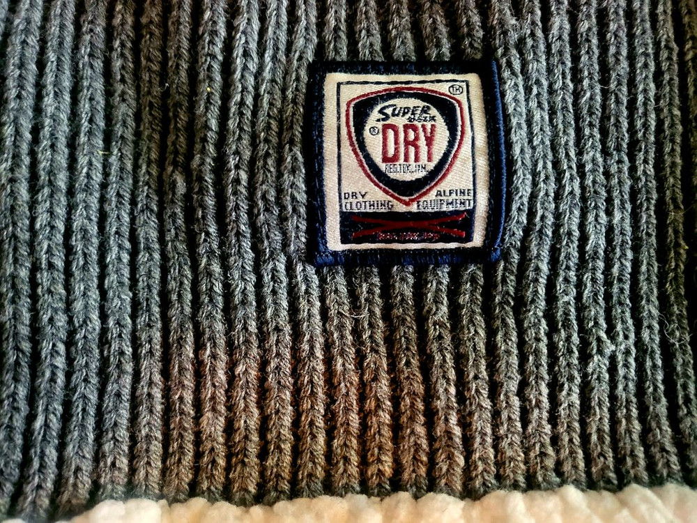 [미착용 새상품] SUPERDRY 슈퍼드라이 양털비니--2