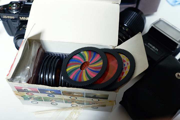 미놀타 x700,x-700 MPS 팝니다(랜즈2개,가방,플레쉬,삼각대)--9