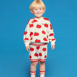 (새상품)베베드피노 사과 니트 상하 120