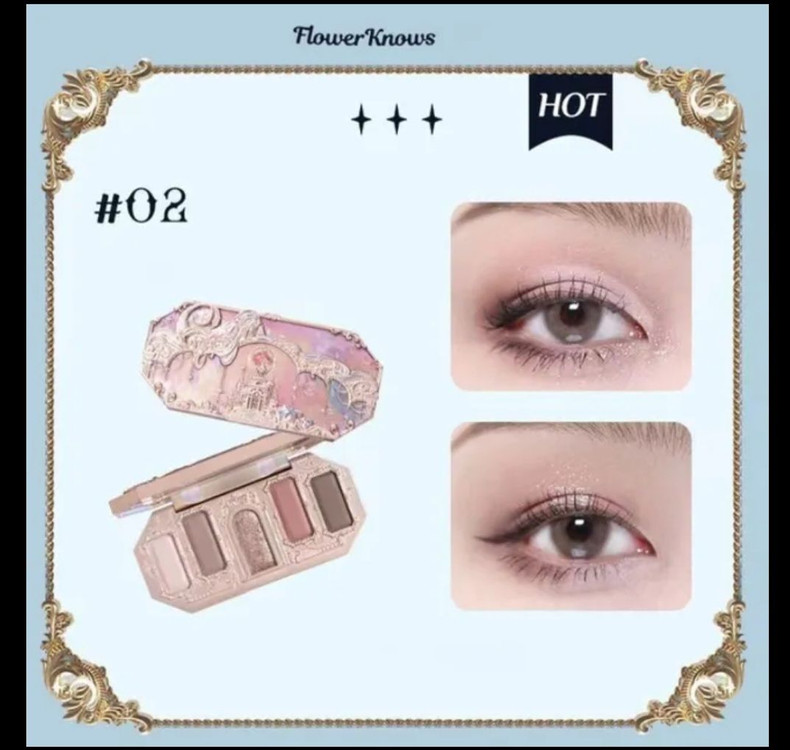 (미개봉 정품)플라워노즈 문라이트 머메이드 섀도우 팔레트2호--2