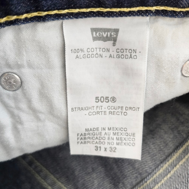 리바이스 505 청바지 데님 사이즈31 R4290--4