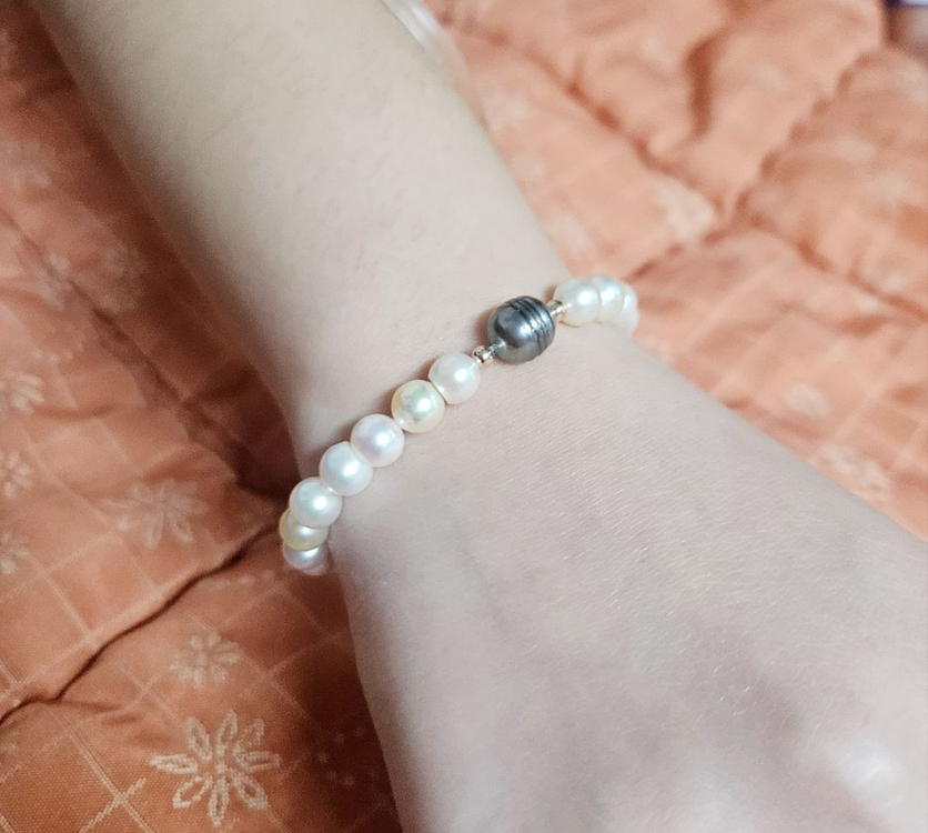 14k진주팔찌 남양진주 아코야진주--9