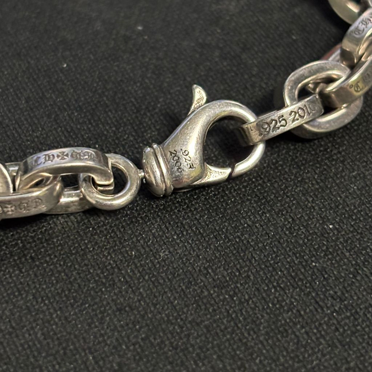 크롬하츠 페이퍼체인 팔찌--2