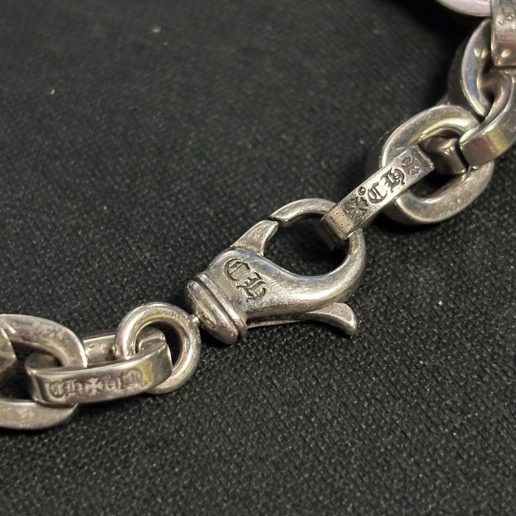 크롬하츠 페이퍼체인 팔찌--3