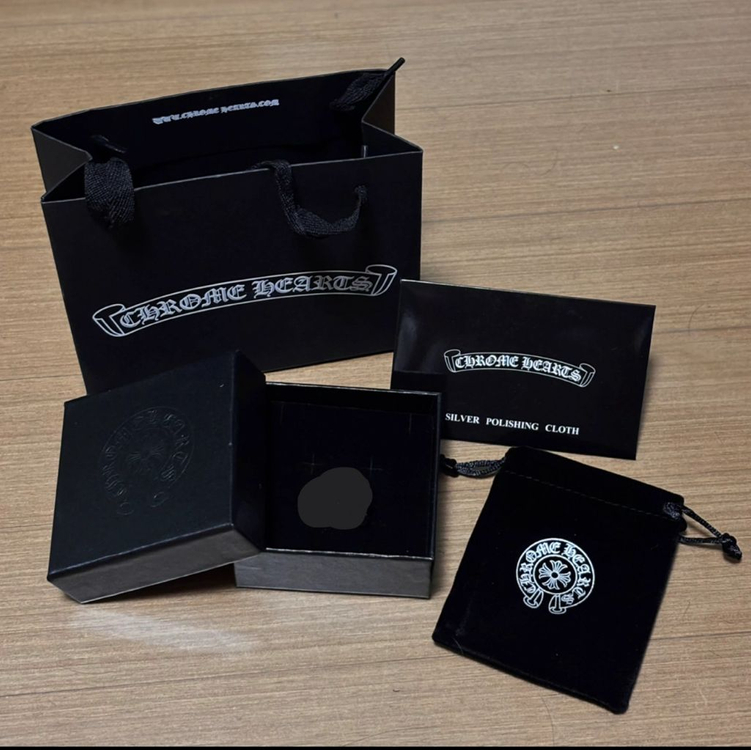 크롬하츠 페이퍼체인 팔찌--4