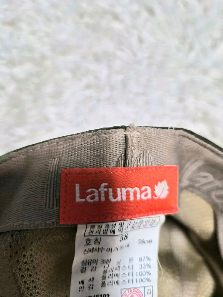 라푸마 카키색 등산 모자 58cm 이미지