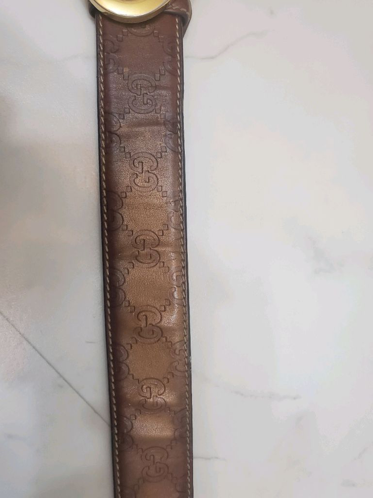 정품 구찌 벨트--1