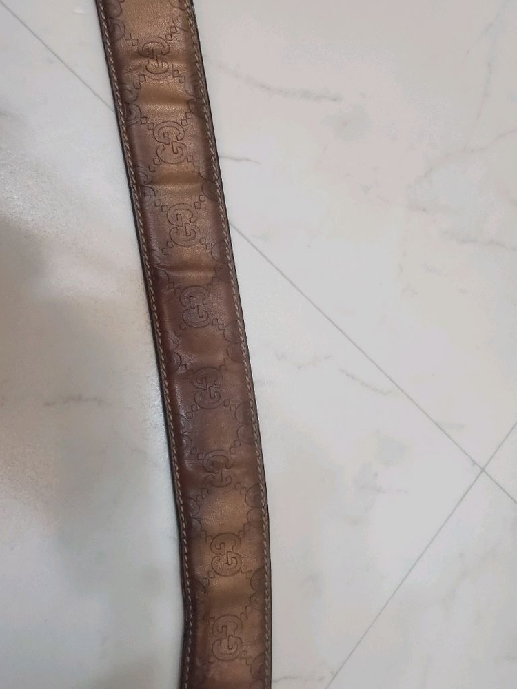 정품 구찌 벨트--2