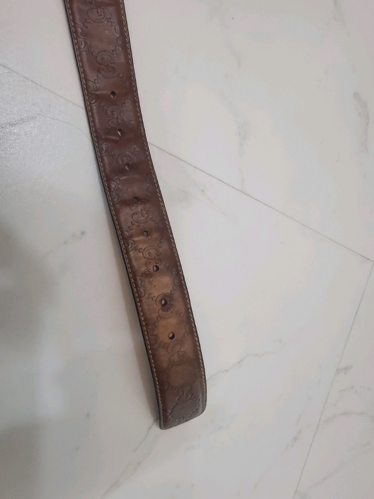 정품 구찌 벨트--4