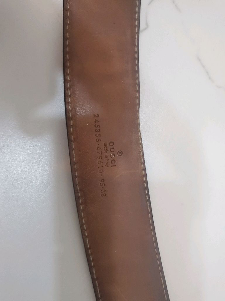 정품 구찌 벨트--5