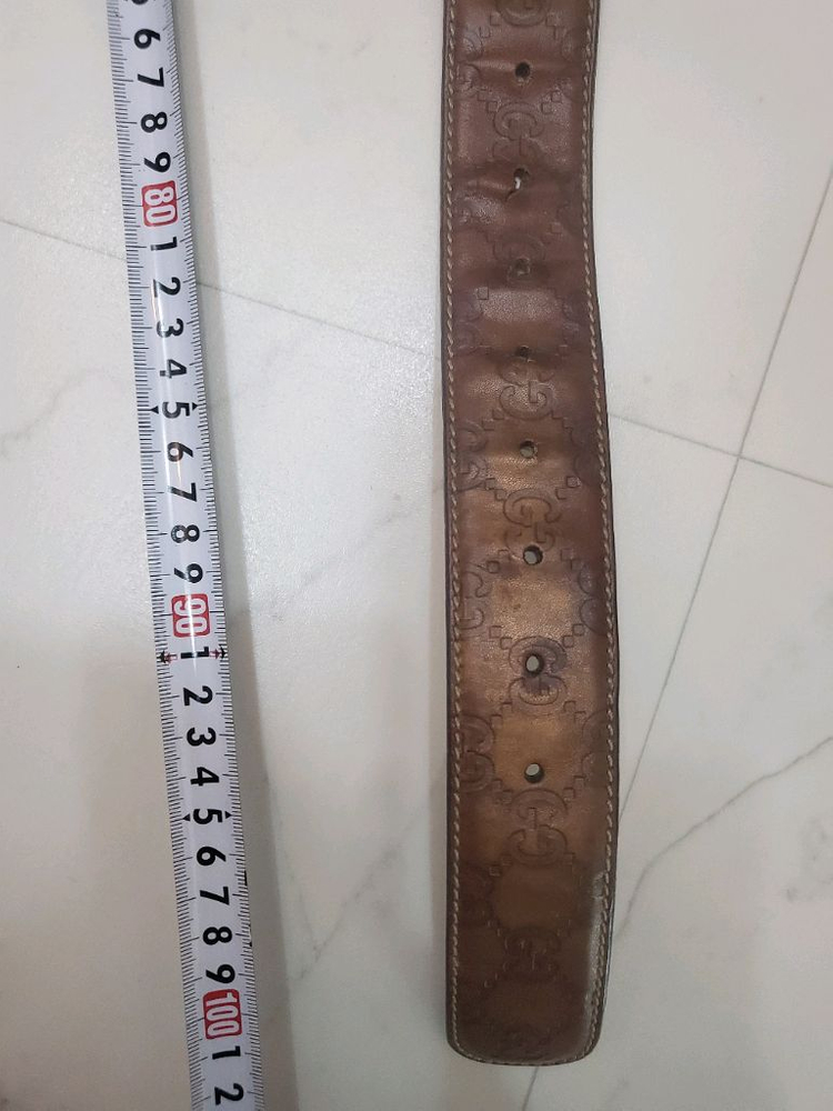 정품 구찌 벨트--7