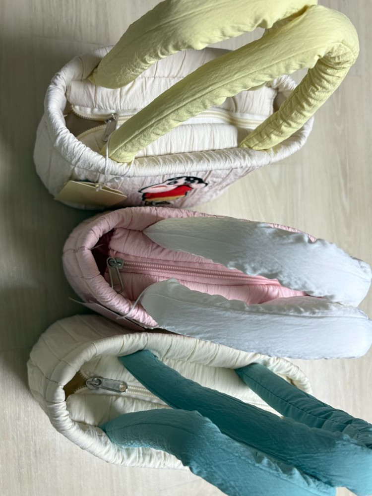 짱구 흰둥이 투톤컬러 골프 숄더백 가방 (새상품) 이미지