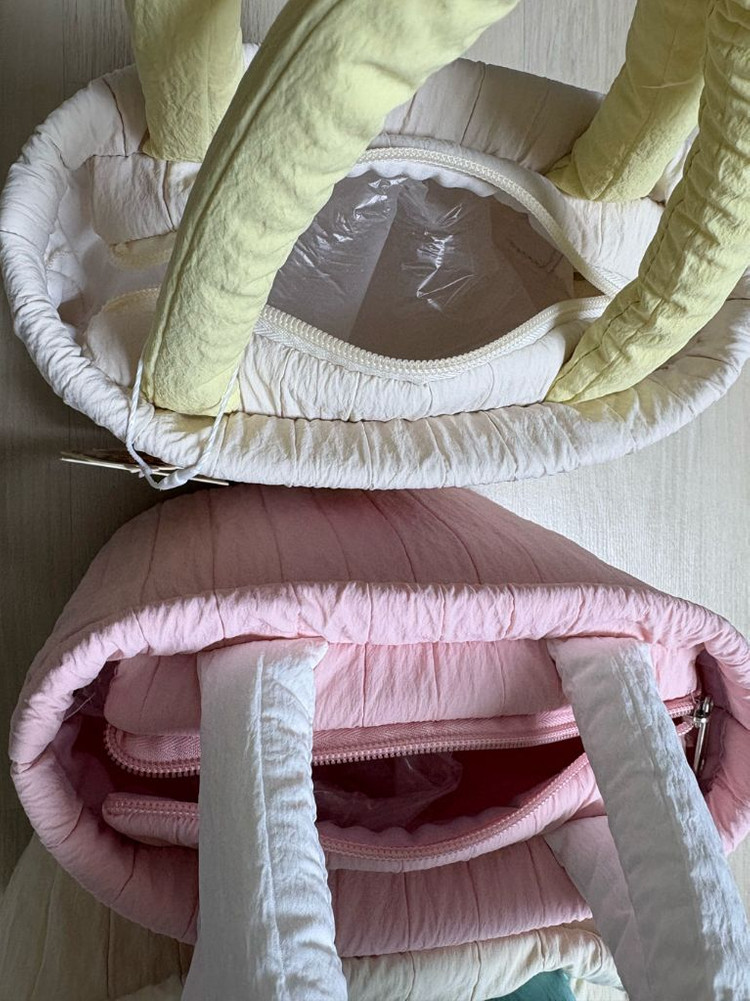 짱구 흰둥이 투톤컬러 골프 숄더백 가방 (새상품) 이미지