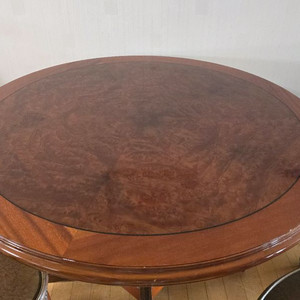 원목 다이닝테이블 원형식탁