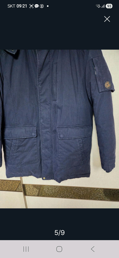 트루젠 네이비 오리털 패딩95~100 이미지