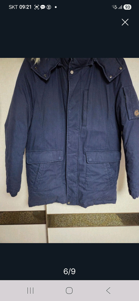 트루젠 네이비 오리털 패딩95~100 이미지