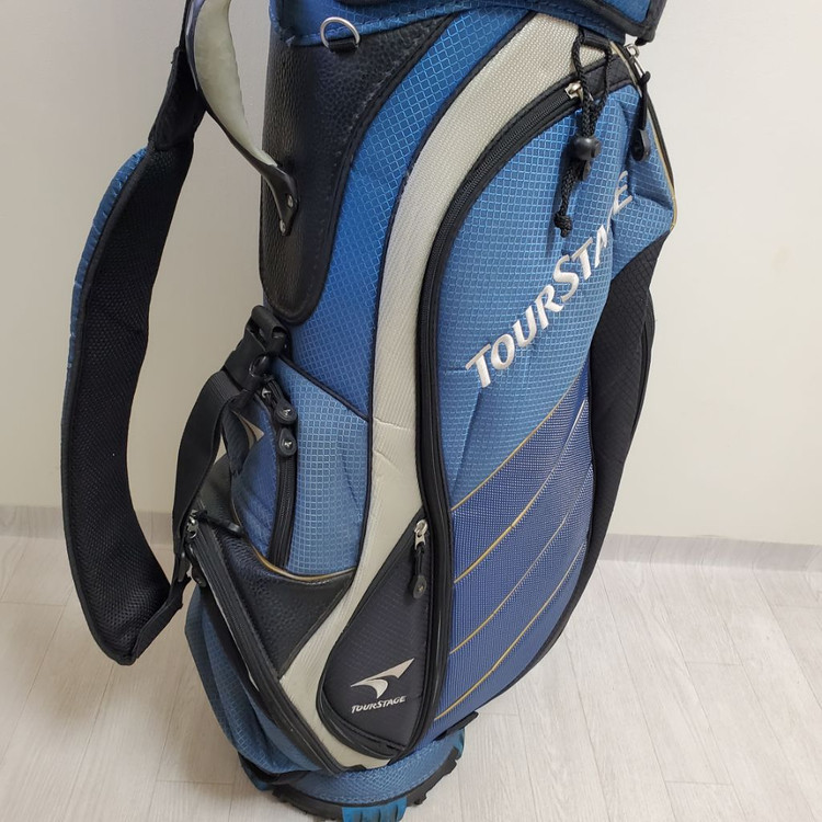 브리지스톤 투어스테이지 캐디백 골프백 골프가방 블루 이미지