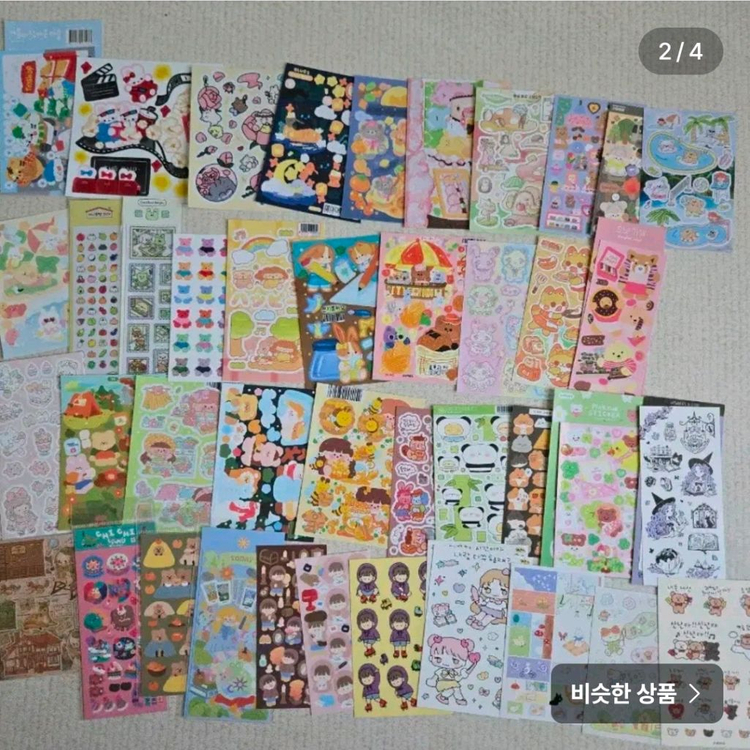 다꾸 씰스티커 105장 mix--1