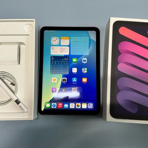 아이패드 미니6셀룰러,애플펜슬usb-c타입아이패드 미니6ㅡ풀박스셀룰러라서 데이터 함께쓰기 하시면됨작아서 들고다니기