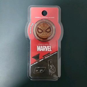(미개봉 정품) 마블 MARVEL 우드 스마트톡 핸드폰 거치대 - 스파이더맨