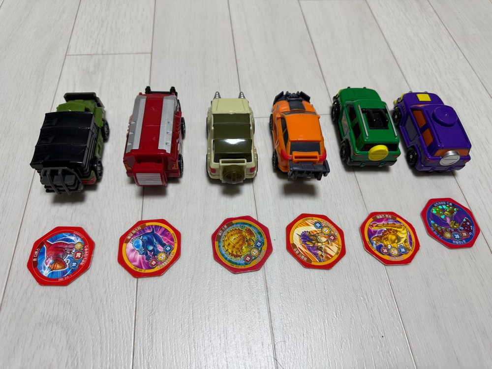 공룡메카드 캡쳐카 6종 일괄 이미지