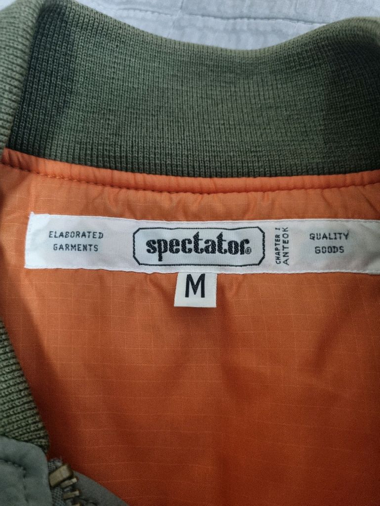 스펙테이터 봄버 자켓 항공 점퍼 M 카키색 Spectator ma-1 이미지