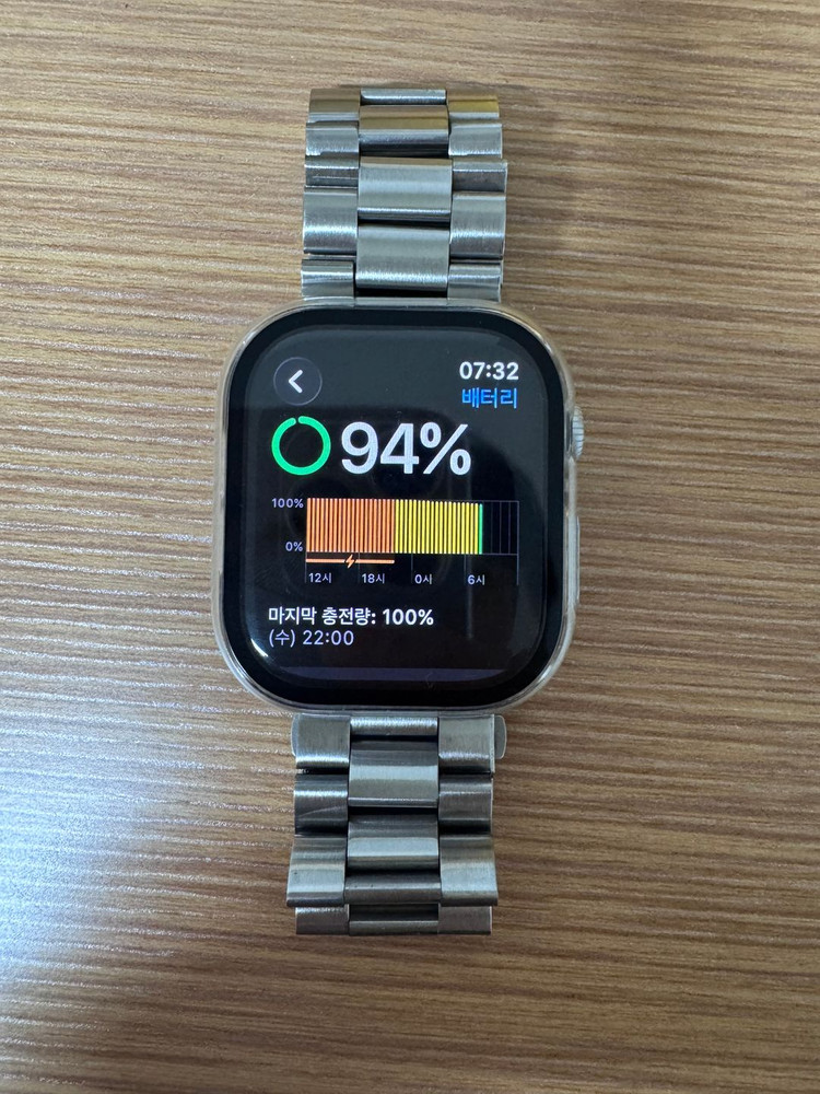 애플워치 10 46mm 셀룰러 실버 팝니다.--1