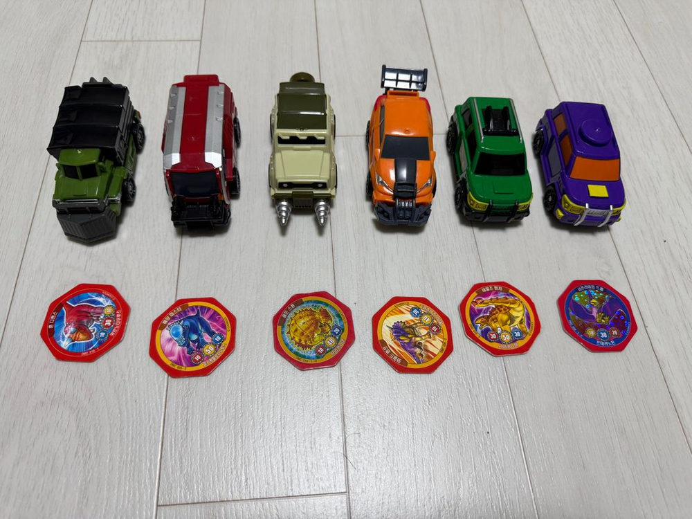 공룡메카드 캡쳐카 6종 일괄 이미지