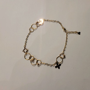 여성)14K 펜던트 체인 발찌