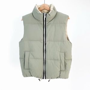 [36] 브루넬로 쿠치넬리 여성 모닐리 집업 다운 패딩 조끼 베스트 그린