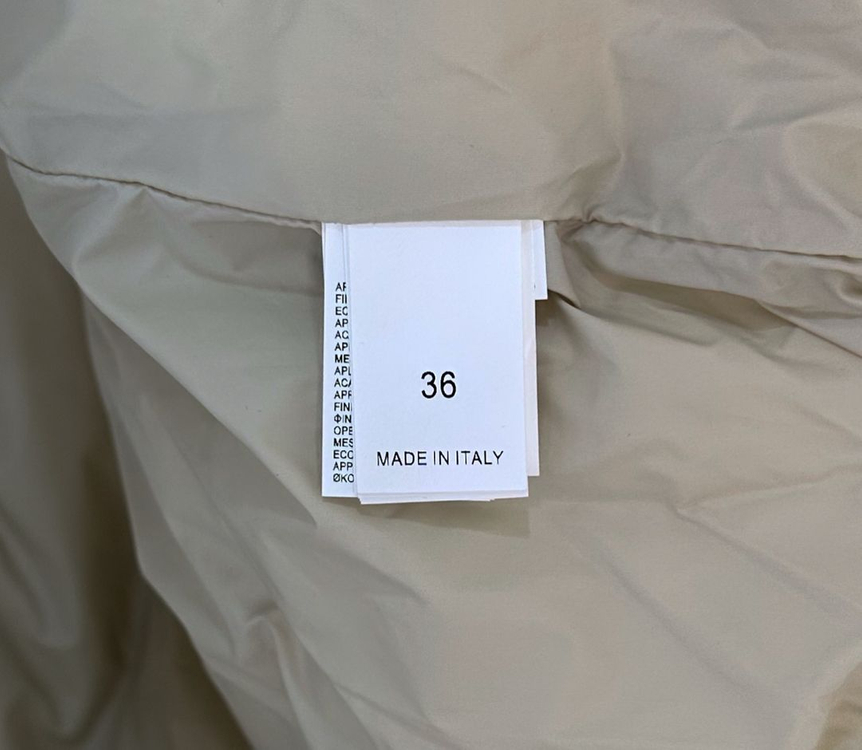 [36] 브루넬로 쿠치넬리 여성 모닐리 집업 다운 패딩 조끼 베스트 그린--4