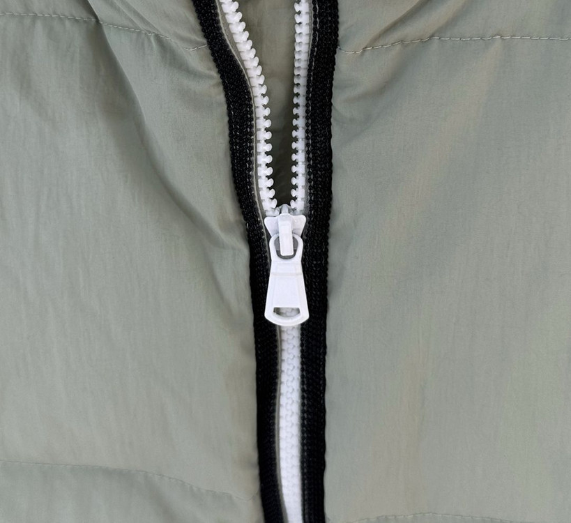 [36] 브루넬로 쿠치넬리 여성 모닐리 집업 다운 패딩 조끼 베스트 그린--5