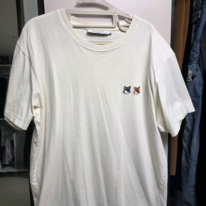 메종키츠네 더블로고 반팔티 xxl 사이즈 판매합니다. 이미지