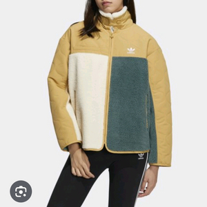 아디다스 여자 쉐르파 퀼팅자켓