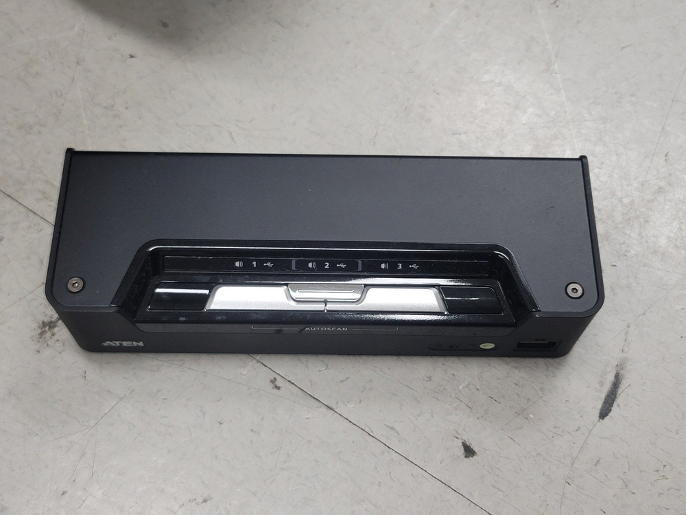 건평 IPLEX KP-28 28포트 USB 허브 ATEN CS1953 3포트 KVM 스위치 Dymo 라벨 프린터--2