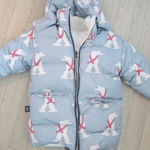 리미떼두두 덕다운 Ours blanc 북극곰 리버시블 패딩 xl 120