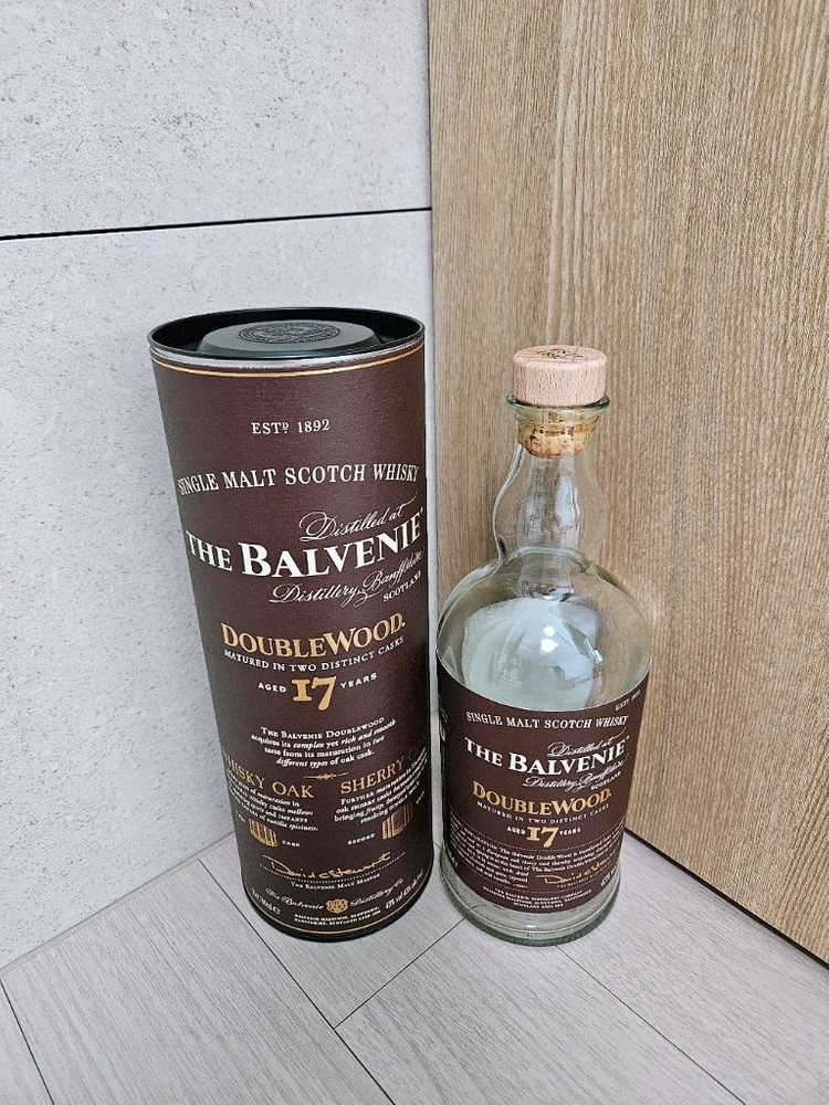 발베니 17년 더블우드 공병 빈병--3