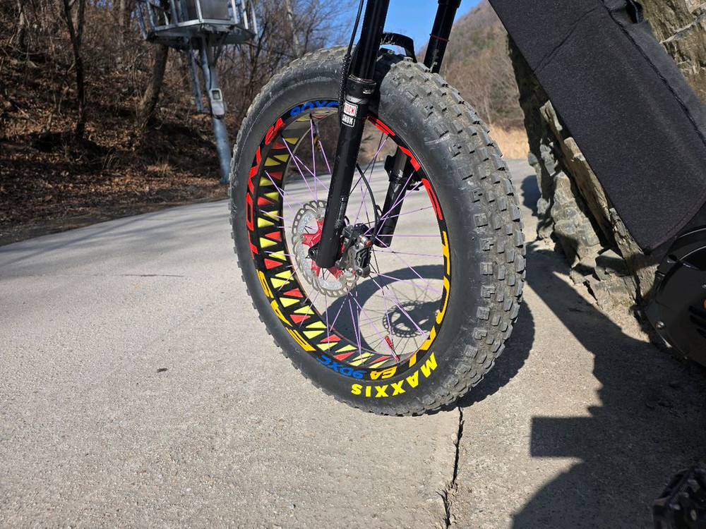 전기 카본 풀샥 팻바이크--6